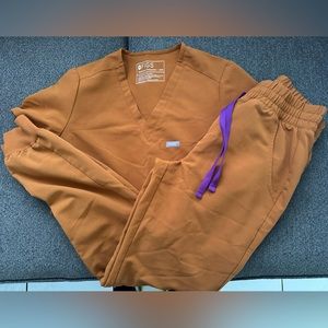 Figs scrub set Atlantic fall color